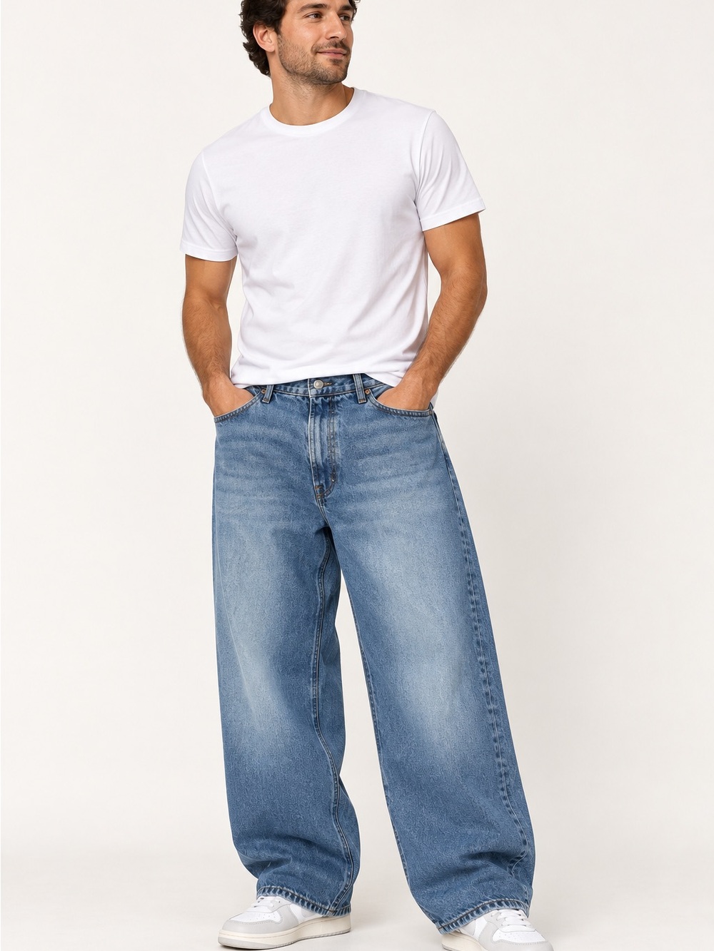Abercrombie Men’s Ultra Baggy Rigid Jeans 38x30